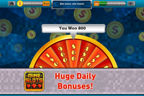 Slots Games Mine Saga - Fun Casino Slot Machine FREE screenshot 3