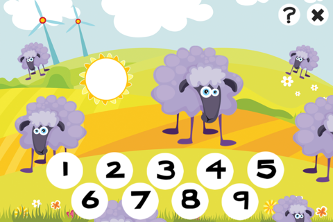123 Counting Game Happy Farm Animals For Kids – Free Interactive Learning Education Challenge screenshot 3