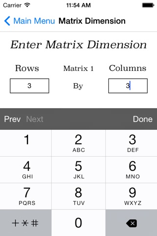 Matrix Calculator Plus screenshot 2