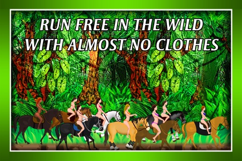 Wild Ride Horse Run Jump : The sexy lingerie agility horseback race in the Woods - Free Edition screenshot 2