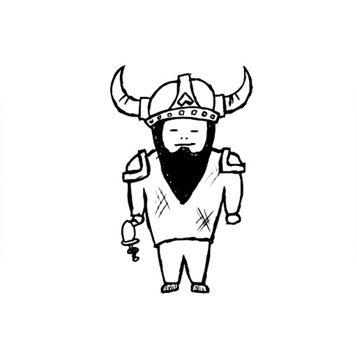 Viking Doodle Warrior Two Man Clash-  Fast Fingers Duel Game icon