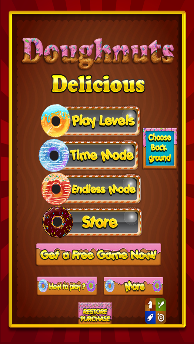 How to cancel & delete Doughnut-s Delicious :Donut-s Free-Fall Match-ed 3 Challenge from iphone & ipad 1