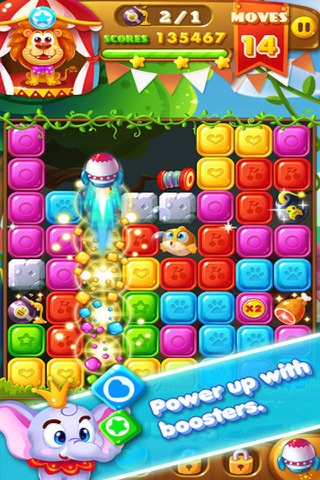 Pet Feed Fun - 3 match fruit juice puzzle game screenshot 3