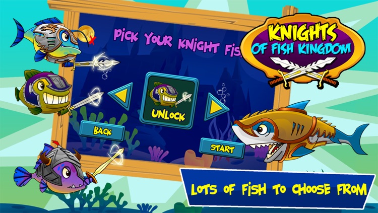 Knight of Fish Kingdom Battle Rage Pro  - Newest Games Of Fishies vs Shark War for kids