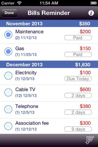 iAccount - Checkbook, Spending, Income and Accounts Tracker screenshot 3