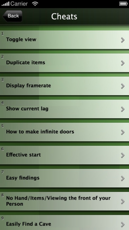 Cheats & Crafting - For Minecraft