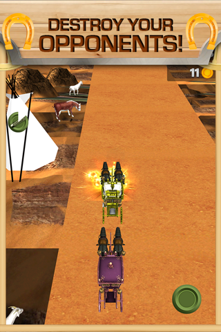 3D Western Stagecoach Wagon Racing Game With Cowboy Driving Fun Racer Games FREE screenshot 4