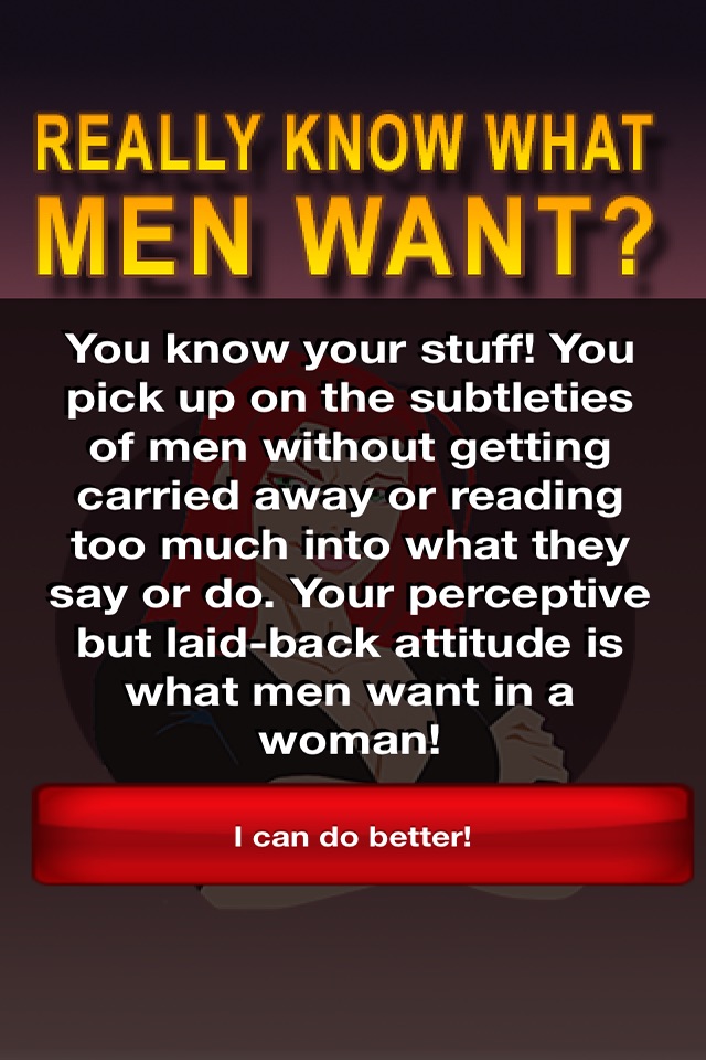 Do You Really Know What Men Want? screenshot 4
