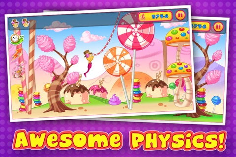 Candy Man Hanger - Swing Rope And Fly Through The Sky screenshot 2