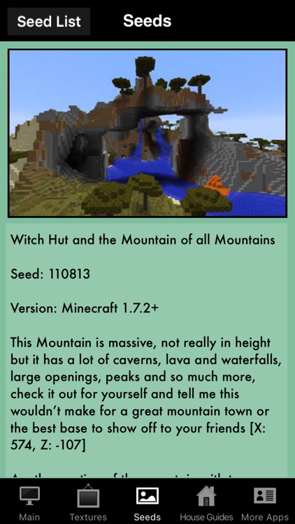 Textures, Seeds & House Guide for Minecraft