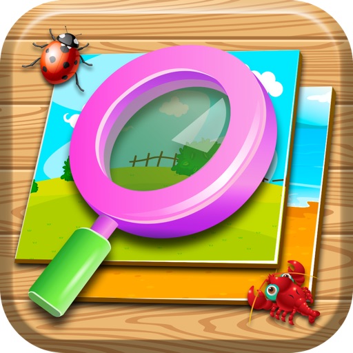 Find Hidden Objects - Spot secret objects, finder puzzle game for kids Icon