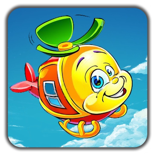 Floating Helicopter Puzzle Free - A Classic Flying Chopper Tragedy Game Icon