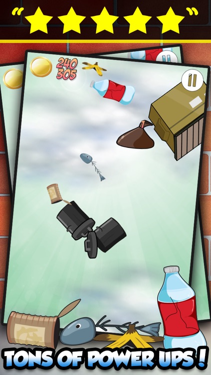 Mega Garbage Toss - Jumping Trash Can Game For Kids & Teens Free