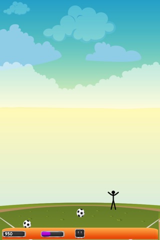 A Stickman Run - Escape the Falling Soccer Balls screenshot 4