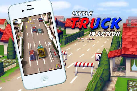 A Little Truck in Action Free: 3D Camion Driving Game with Funny Cars for Kids screenshot 3