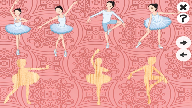 A Ballet Game for Girls: Learn like a ballerina for kindergarten or pre-school