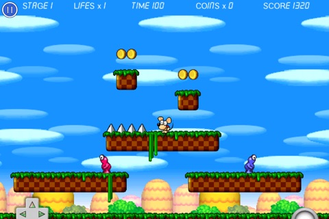 Mouse World Madness FREE - Pixel Maze Jump Game screenshot 4