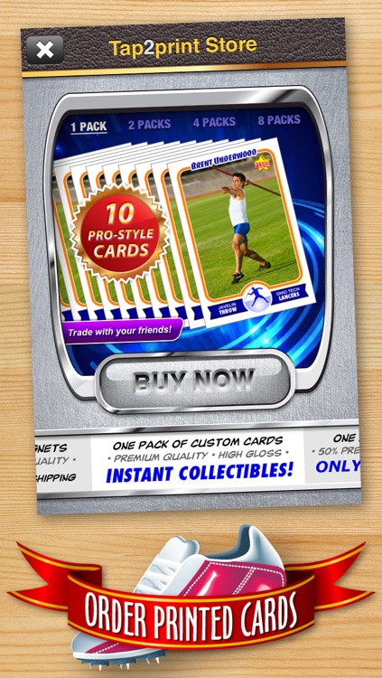 Track and Field Card Maker - Make Your Own Custom Track and Field Cards with Starr Cards screenshot-4