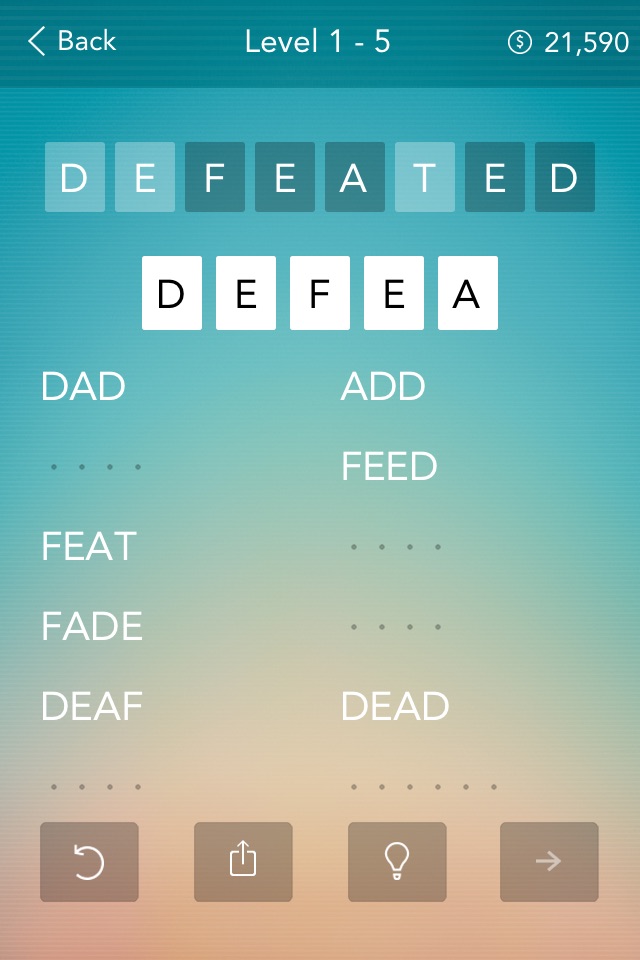 Word Mix - addictive word game. Gather anagrams from long words screenshot 3