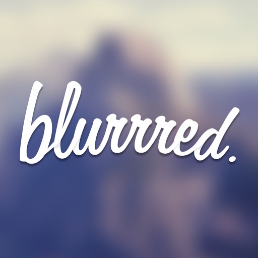 blurrred. - Blur Your Wallpapers For iOS7 iOS App