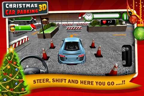 Christmas Car Parking 3D-Play Amazing & Exciting New Year Game screenshot 4