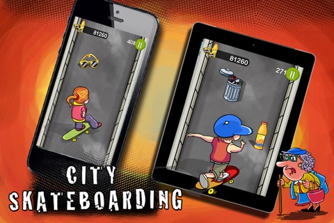 City Skateboarding - Extreme Grind Stunt Skaters (Free Game) screenshot 3