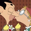 Kiss with Lover Mr. Bean Version