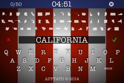 US States Quiz (No Ads) screenshot 2