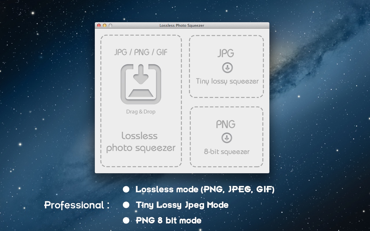 Screenshot do app Lossless Photo Squeezer - Reduce Image Size