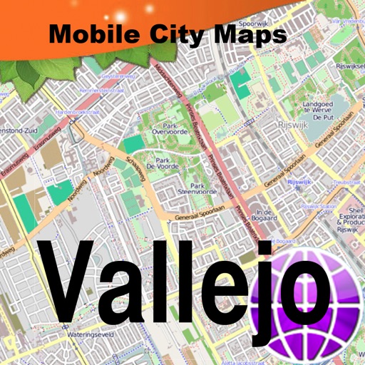 Vallejo Fairfield Napa CA Street Map icon