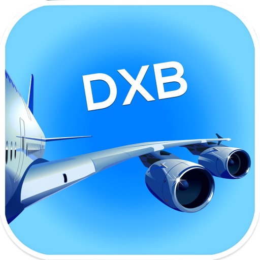 Dubai DXB Airport. Flights, car rental, shuttle bus, taxi. Arrivals & Departures. icon