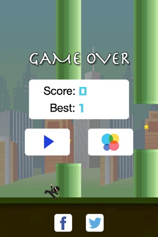 Flappy Ninja : Episode I - The Bird Games, The Clumsy Little Flappy Ninja Who Thinks He’s A Bird screenshot 4