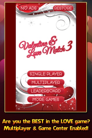 Valentine's Day Heart Is Sweet Love & Romance Cute Match 3 Gala Puzzle - Joy Cupid Swap Game screenshot 2