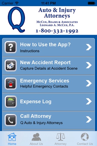 Q Law Accident App screenshot 2