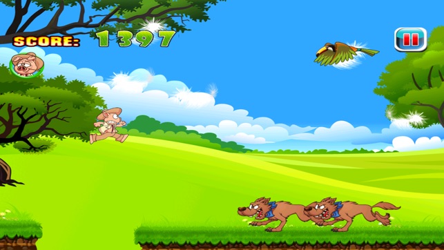 3 little pigs Run : Three Piggies Vs Big Bad Wolf(圖3)-速報App