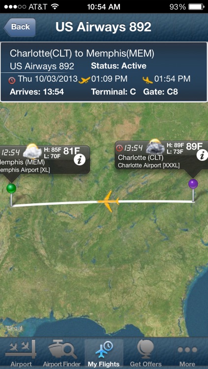 Memphis Airport + Flight Tracker