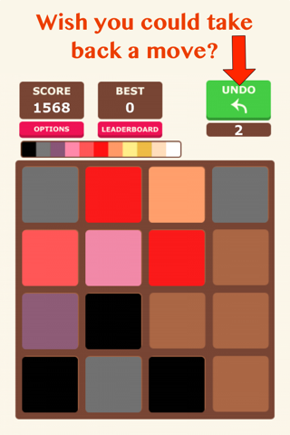 A 2048 Game of Color Match 2 Tiles Puzzle Game screenshot 3