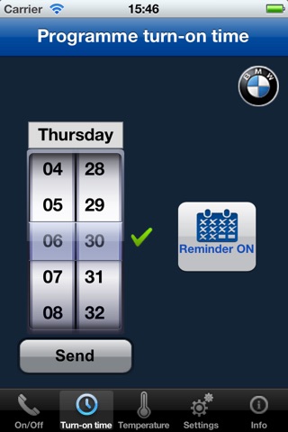 BMW Thermo Call screenshot 2