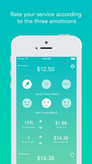 Gratuity - Tip Calculator that helps pay for Lunch, Dinner, (圖3)-速報App