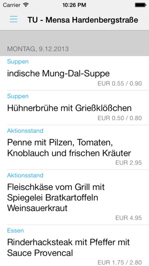 Mensa Berlin(圖1)-速報App