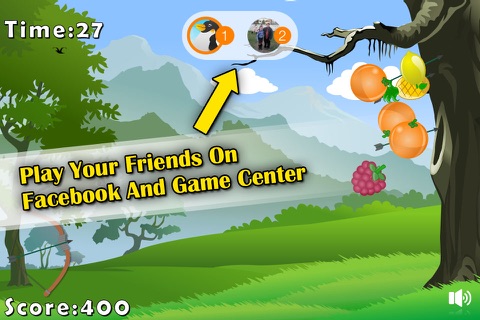 Amazing Fruit Archery - A Difficult Shoot And Target Apple Banana Grape Lemon Cherry Coconut Pineapple Orange Mango And Watermelon Game screenshot 3