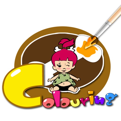 Coloring Kids Game For Flintstones Edition icon