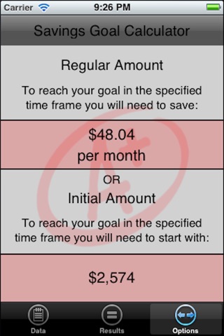Savings Goal Calculator screenshot 3