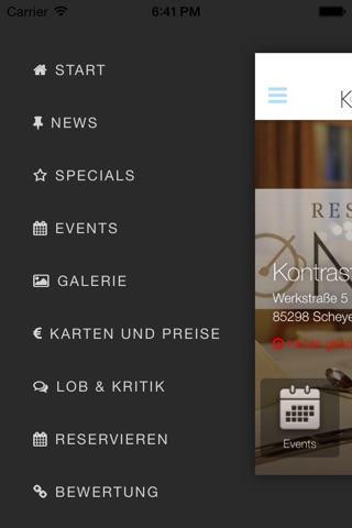 Restaurant Kontrast screenshot 2