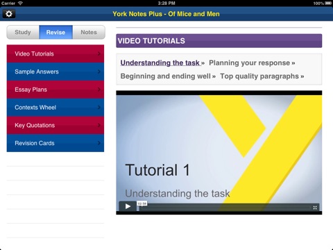 Of Mice and Men York Notes GCSE for iPad screenshot 4