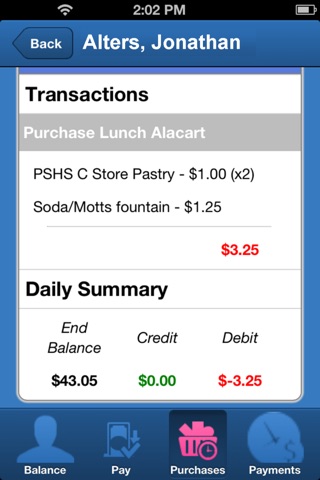 PayPAMS screenshot 3