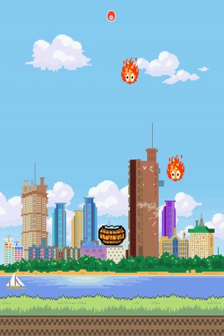 Flappy Fire Fall screenshot 2