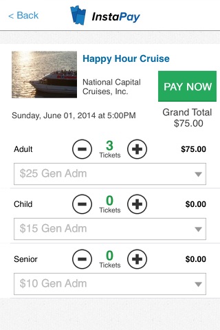 InstaPay by InstantSeats screenshot 3