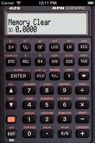 HP 42S Scientific Calculator screenshot 2