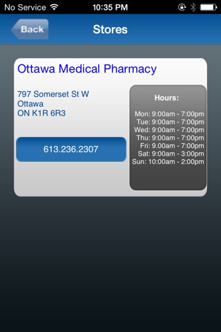 Ottawa Medical Pharmacy screenshot 2